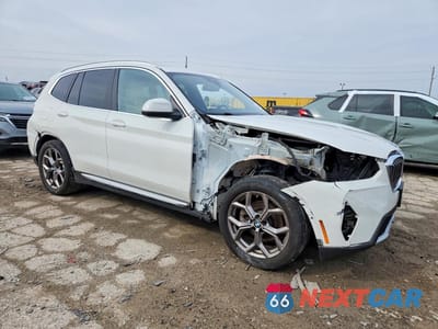 Czwarte zdjęcie samochodu z boku: 2022 BMW X3 XDRIVE30I VIN:WBX57DP05NN126012 - miniatura