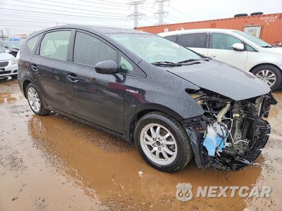 Czwarte zdjęcie samochodu z boku: 2012 TOYOTA PRIUS V FIVE VIN:JTDZN3EU9C3041588 - miniatura
