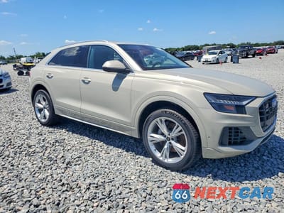 Czwarte zdjęcie samochodu z boku: 2021 AUDI Q8 PRESTIGE VIN:WA1CVBF13MD011092 - miniatura