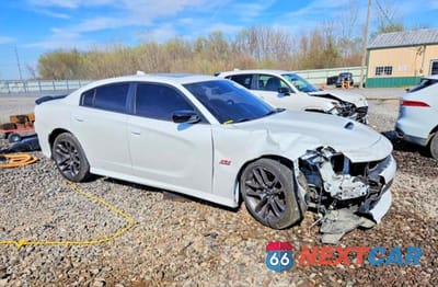 Czwarte zdjęcie samochodu z boku: 2023 DODGE CHARGER SCAT PACK VIN:2C3CDXGJ2PH576692 - miniatura