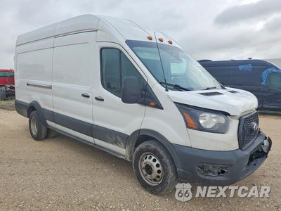Czwarte zdjęcie samochodu z boku: 2022 FORD TRANSIT T-350 HD VIN:1FTBF4U80NKA85013 - miniatura