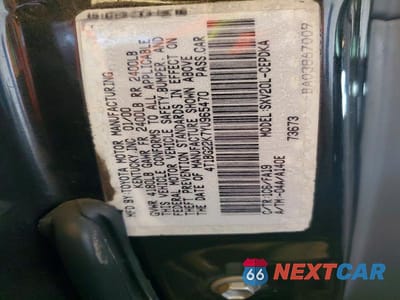 Zdjęcie 12 z 12 samochodu: 2000 TOYOTA CAMRY CE VIN:4T1BG22K7YU965470 - miniatura