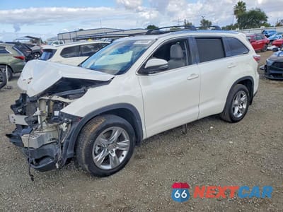 2015 TOYOTA HIGHLANDER LIMITED PLATINUM 5TDDKRFH7FS134409 - główne zdjęcie licytacji z USA - miniatura