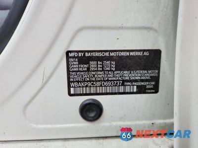 Zdjęcie 12 z 12 samochodu: 2015 BMW 550 XI VIN:WBAKP9C58FD693737 - miniatura