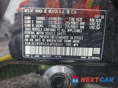 Zdjęcie 13 z 13 samochodu: 2020 HONDA HR-V LX VIN:3CZRU6H3XLM708541 - miniatura