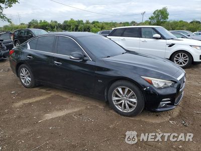 Czwarte zdjęcie samochodu z boku: 2017 INFINITI Q50 2.0T VIN:JN1CV7AP3HM642013 - miniatura