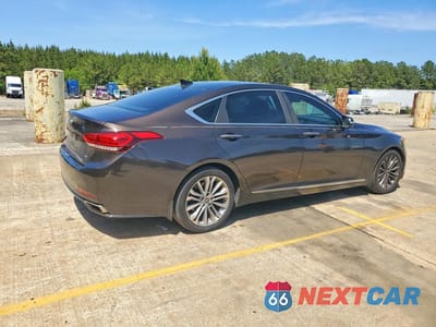 Trzecie zdjęcie samochodu z tyłu: 2017 GENESIS G80 VIN:KMHGN4JE3HU178261 - miniatura