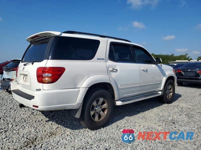 Trzecie zdjęcie samochodu z tyłu: 2002 TOYOTA SEQUOIA LIMITED VIN:5TDZT38AX2S093364 - miniatura
