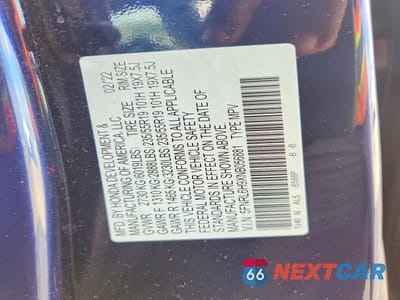 Zdjęcie 13 z 13 samochodu: 2022 HONDA ODYSSEY ELITE VIN:5FNRL6H9XNB056881 - miniatura