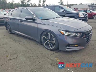 Czwarte zdjęcie samochodu z boku: 2020 HONDA ACCORD SPORT VIN:1HGCV1F39LA013402 - miniatura