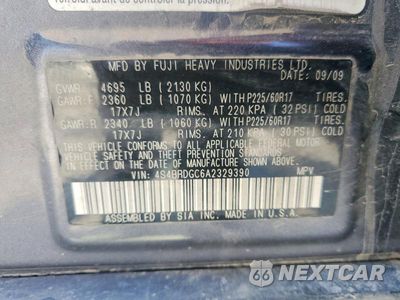 Zdjęcie 13 z 13 samochodu: 2010 SUBARU OUTBACK 3.6R PREMIUM VIN:4S4BRDGC6A2329390 - miniatura