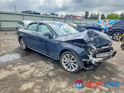 Czwarte zdjęcie samochodu z boku: 2019 AUDI A4 PREMIUM PLUS VIN:WAUENAF48KA007831 - miniatura