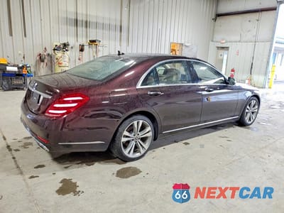 Trzecie zdjęcie samochodu z tyłu: 2018 MERCEDES-BENZ S 450 4MATIC VIN:WDDUG6EB3JA377675 - miniatura