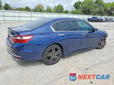 Trzecie zdjęcie samochodu z tyłu: 2017 HONDA ACCORD SPORT VIN:1HGCR2F66HA153385 - miniatura