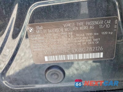 Zdjęcie 12 z 12 samochodu: 2011 BMW 535 XI VIN:WBAFU7C5XBC782126 - miniatura