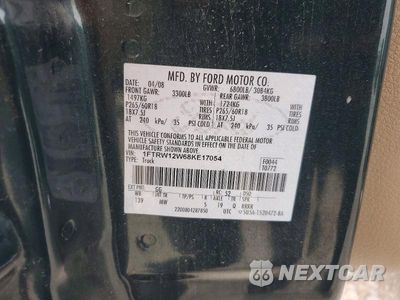 Zdjęcie 12 z 12 samochodu: 2008 FORD F150 SUPERCREW VIN:1FTRW12W68KE17054 - miniatura