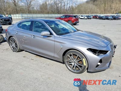 Czwarte zdjęcie samochodu z boku: 2020 GENESIS G70 2.0T VIN:KMTG44LA2LU059788 - miniatura