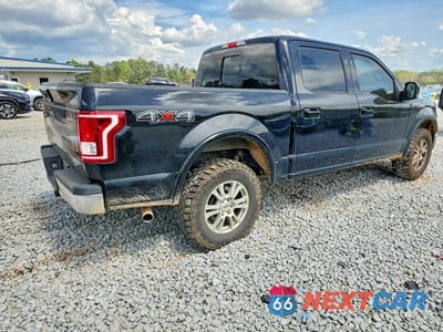 Trzecie zdjęcie samochodu z tyłu: 2017 FORD F150 SUPERCREW VIN:1FTEW1EF1HFC38469 - miniatura