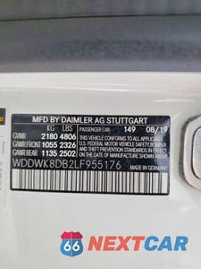 Zdjęcie 13 z 13 samochodu: 2020 MERCEDES-BENZ C 300 VIN:WDDWK8DB2LF955176 - miniatura
