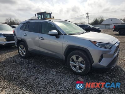 Czwarte zdjęcie samochodu z boku: 2020 TOYOTA RAV4 HYBRID LIMITED VIN:JTMDWRFV6LD547133 - miniatura