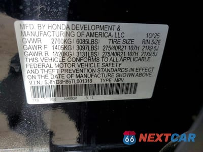 Zdjęcie 14 z 14 samochodu: 2026 ACURA MDX TYPE S ADVANCE VIN:5J8YD8H86TL001318 - miniatura