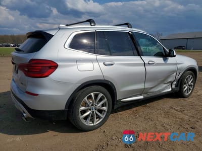 Trzecie zdjęcie samochodu z tyłu: 2019 BMW X3 XDRIVE30I VIN:5UXTR9C50KLD93015 - miniatura