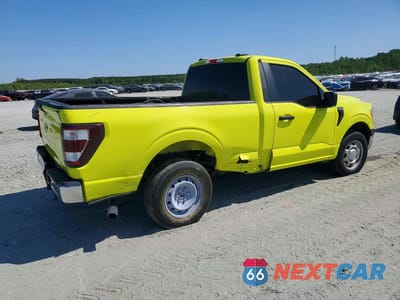 Trzecie zdjęcie samochodu z tyłu: 2022 FORD F150 VIN:1FTMF1CB6NKE01499 - miniatura