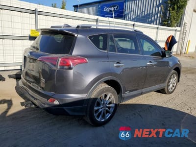 Trzecie zdjęcie samochodu z tyłu: 2016 TOYOTA RAV4 HYBRID LIMITED VIN:JTMDJREV9GD050955 - miniatura