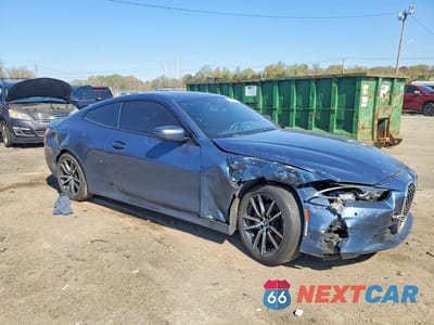 Czwarte zdjęcie samochodu z boku: 2021 BMW 430XI VIN:WBA73AP00MCF70974 - miniatura