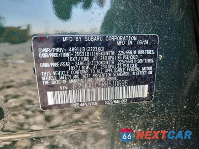 Zdjęcie 13 z 13 samochodu: 2024 SUBARU FORESTER LIMITED VIN:JF2SKALC5RH510696 - miniatura
