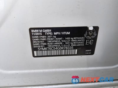 Zdjęcie 14 z 14 samochodu: 2016 BMW X5 M VIN:5YMKT6C54G0R78335 - miniatura