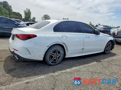 Trzecie zdjęcie samochodu z tyłu: 2024 MERCEDES-BENZ C 300 VIN:W1KAF4GB9RR200276 - miniatura