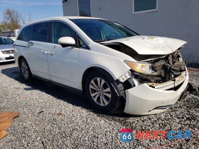 Czwarte zdjęcie samochodu z boku: 2014 HONDA ODYSSEY EX VIN:5FNRL5H4XEB074800 - miniatura