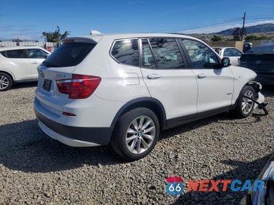 Trzecie zdjęcie samochodu z tyłu: 2014 BMW X3 XDRIVE28I VIN:5UXWX9C55E0D19324 - miniatura