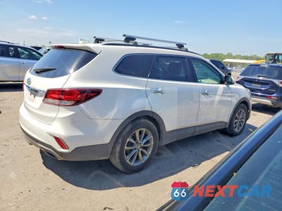 Trzecie zdjęcie samochodu z tyłu: 2017 HYUNDAI SANTA FE SE VIN:KM8SM4HF4HU197655 - miniatura