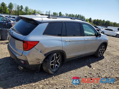 Trzecie zdjęcie samochodu z tyłu: 2022 HONDA PASSPORT ELITE VIN:5FNYF8H0XNB011021 - miniatura