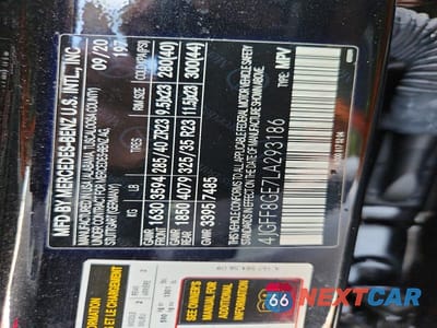 Zdjęcie 14 z 14 samochodu: 2020 MERCEDES-BENZ GLS 580 4MATIC VIN:4JGFF8GE7LA293186 - miniatura