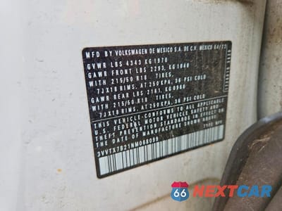 Zdjęcie 14 z 14 samochodu: 2022 VOLKSWAGEN TAOS SE VIN:3VVTX7B21NM068099 - miniatura