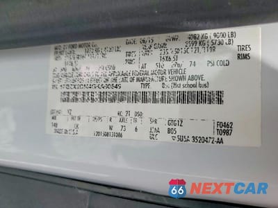 Zdjęcie 13 z 13 samochodu: 2016 FORD TRANSIT T-350 VIN:1FBZX2CM4GKA00549 - miniatura