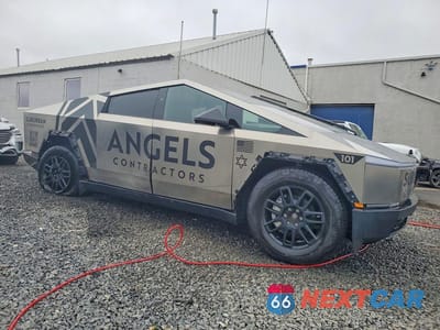 Czwarte zdjęcie samochodu z boku: 2025 TESLA CYBERTRUCK VIN:7G2CEHED7SA063913 - miniatura