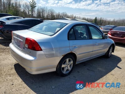Trzecie zdjęcie samochodu z tyłu: 2004 HONDA CIVIC SI VIN:2HGES16884H904989 - miniatura