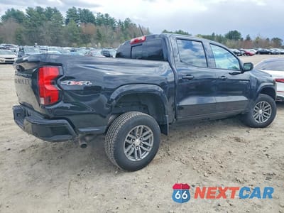 Trzecie zdjęcie samochodu z tyłu: 2023 CHEVROLET COLORADO LT VIN:1GCGTCEC3P1268331 - miniatura