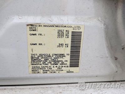 Zdjęcie 12 z 12 samochodu: 2018 NISSAN ALTIMA 2.5 SL VIN:1N4AL3AP6JC142948 - miniatura