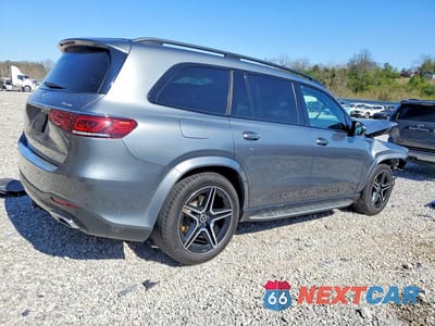 Trzecie zdjęcie samochodu z tyłu: 2022 MERCEDES-BENZ GLS 450 4MATIC VIN:4JGFF5KE8NA661688 - miniatura