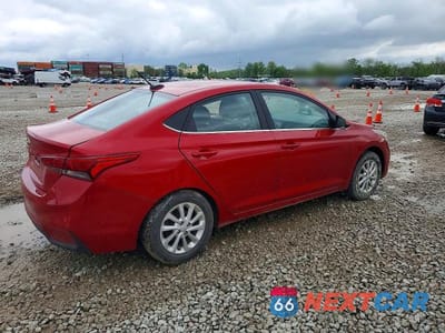 Trzecie zdjęcie samochodu z tyłu: 2022 HYUNDAI ACCENT SEL VIN:3KPC24A61NE158041 - miniatura