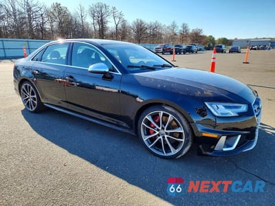 Czwarte zdjęcie samochodu z boku: 2019 AUDI S4 PREMIUM PLUS VIN:WAUB4AF49KA034154 - miniatura