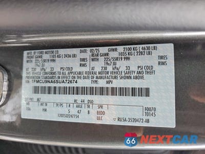 Zdjęcie 13 z 13 samochodu: 2025 FORD ESCAPE ST LINE SELECT VIN:1FMCU9NA6SUA72674 - miniatura