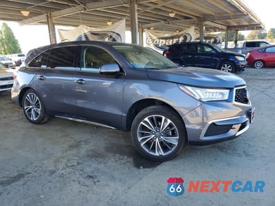 Czwarte zdjęcie samochodu z boku: 2019 ACURA MDX TECHNOLOGY VIN:5J8YD4H53KL003010 - miniatura