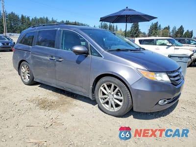 Czwarte zdjęcie samochodu z boku: 2014 HONDA ODYSSEY EXL VIN:5FNRL5H67EB066395 - miniatura