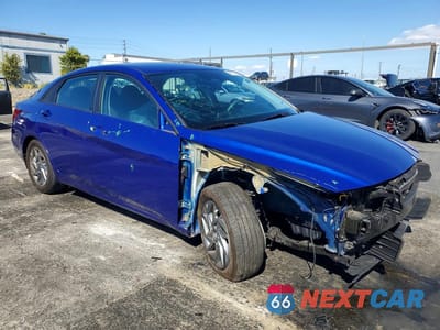 Czwarte zdjęcie samochodu z boku: 2024 HYUNDAI ELANTRA SEL VIN:KMHLM4DG5RU756473 - miniatura